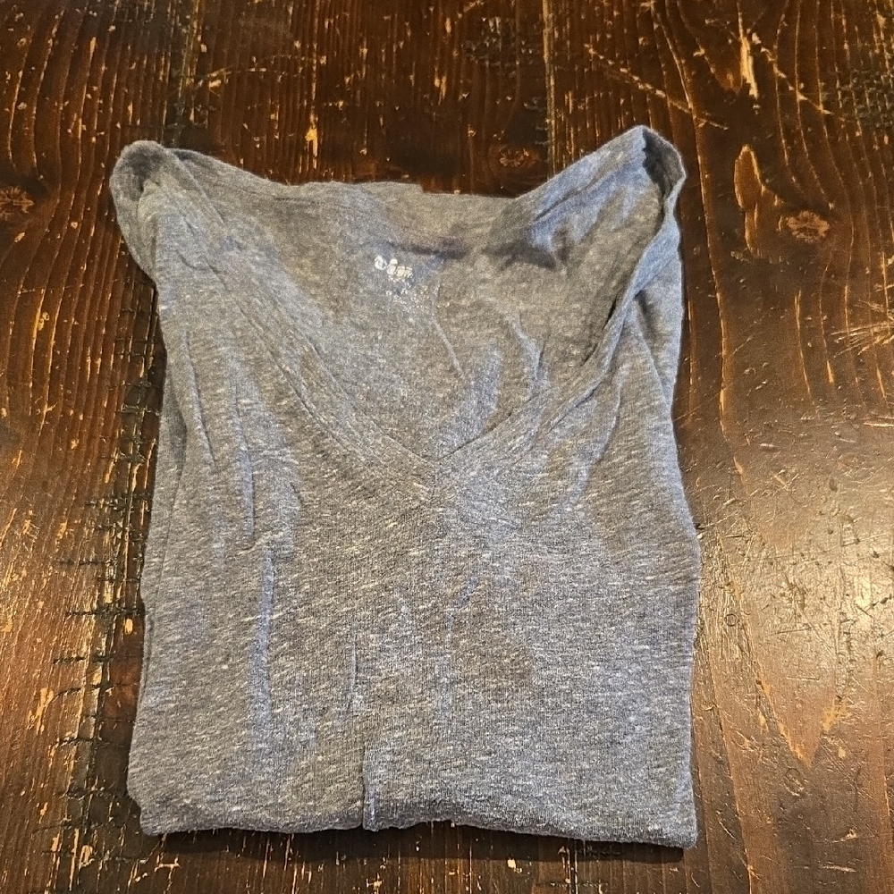 Gray V-Neck T-Shirt